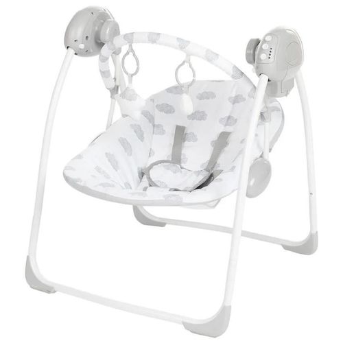 купить Детское кресло-качалка Premaman PEVFUW-CCC-UNQ Leagan electric Nuage Grey/White в Кишинёве 