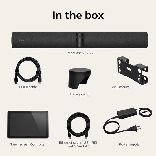 cumpără Cameră web Jabra 8501-231 PanaCast 50 Video Bar System, MS VB & TC, EMEA Charger-C în Chișinău 