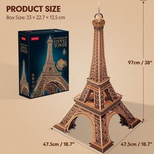 купить Конструктор Cubik Fun MC284h 3D puzzle Turnul Eiffel, 314 elemente в Кишинёве 