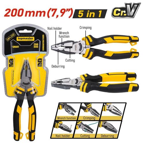 купить Плоскогубцы Topmaster 210186 Clește combinat SMART 200mm в Кишинёве 