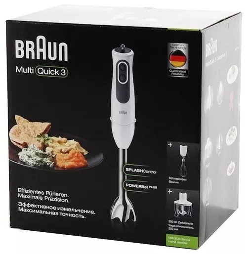 купить Блендер погружной Braun MQ3135WH в Кишинёве 