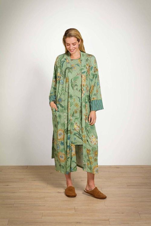 купить Домашний текстиль Pip Studio 51.510.888 Noa Kimono Safari Bloom Green S Green в Кишинёве 