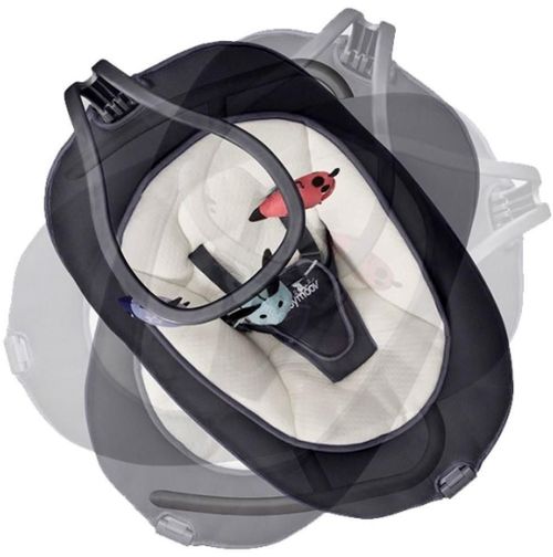 купить Детское кресло-качалка Babymoov A055008 Swoon Motion Zinc cu conectare la priza в Кишинёве 