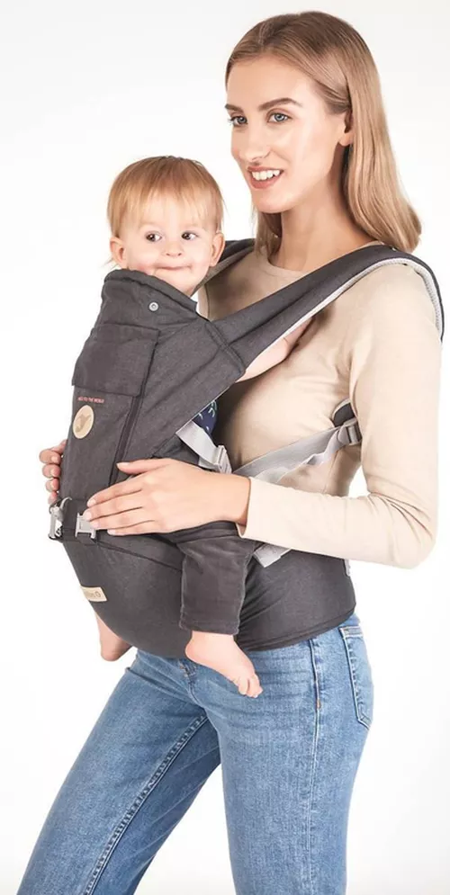 купить Кенгуру Colibro Honey Baby Carrier 6in1 Onyx (Cool) в Кишинёве 