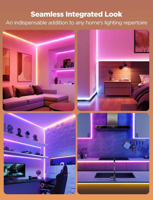 купить Лента LED Govee Light Strip Neon Rope Light for Wall Lining 5m (H66413D1) в Кишинёве 