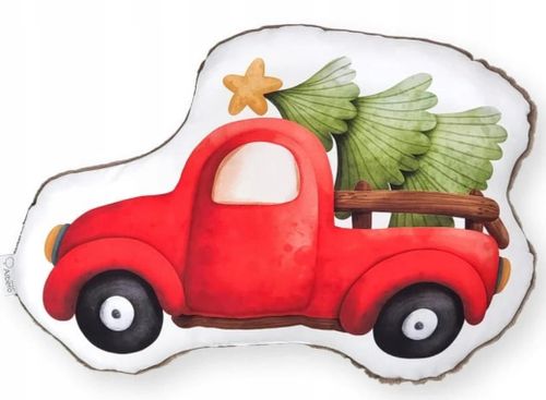 купить Комплект подушек и одеял Albero Mio Christmas Car (perna de pluș) в Кишинёве 