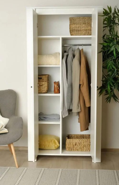 cumpără Dulap Fabrik Home Belford (950x506x1970) белый ясень în Chișinău 