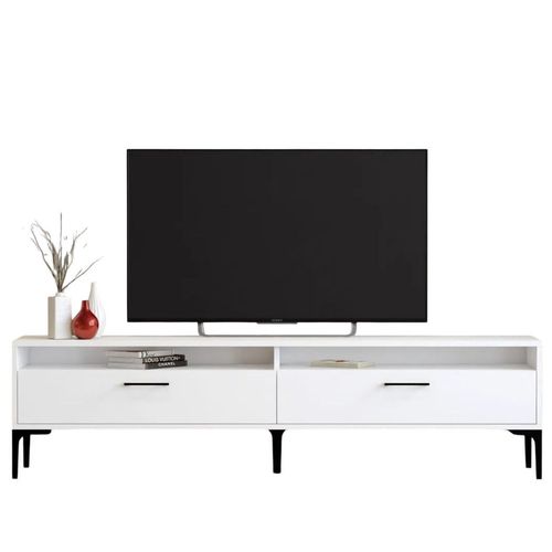 cumpără Comodă TV Trendy Istanbul, Alb 180x47x35cm în Chișinău 