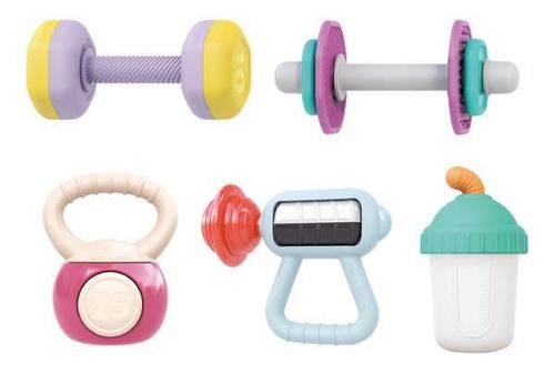 купить Погремушка Hola Toys HA7900 Set de zornăitoare Baby Gym (9 modele) в Кишинёве 