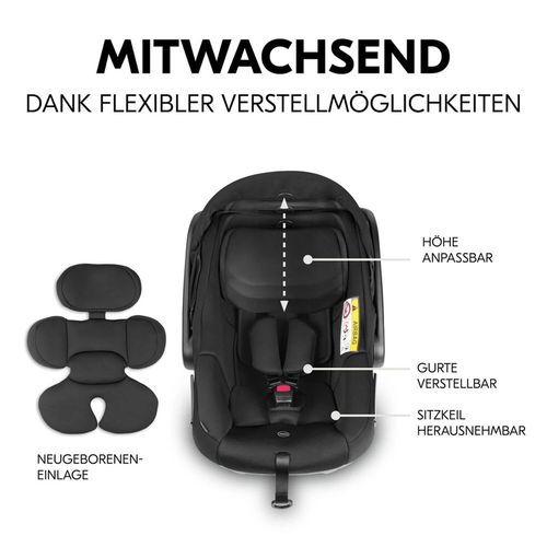 cumpără Scaun auto Hauck Scoica auto 0-13kg + baza Isofix Drive N Care Set Black în Chișinău 