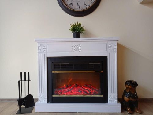 cumpără Șemineu electric ArtFlame Bonita & Mars, 800x950x270 mm, Alb în Chișinău 