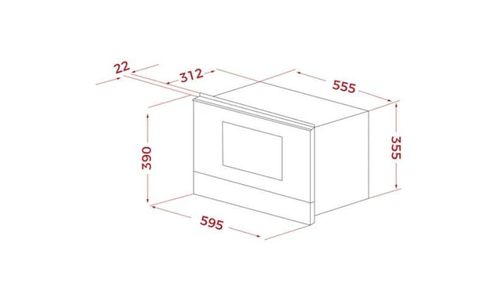 cumpără Cuptor cu microunde încorporabil Teka MS 6220 BIS R SS în Chișinău 