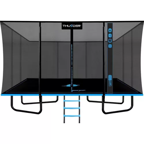 cumpără Trambulină Thunder Outside Phenom 8ft*12ft, 244x366 Cm, Blue în Chișinău 