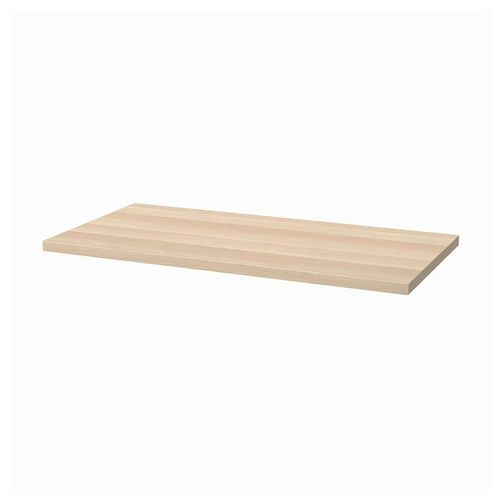 купить Офисный стол Ikea Lagkapten/Alex 120x60 Bleached Oak/White в Кишинёве 