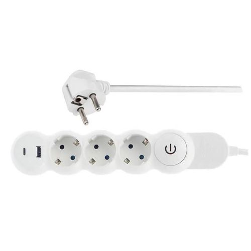 купить Фильтр электрический Scame 161.3071UD3, 3 locuri + 2USB CAVO 16A 3m в Кишинёве 