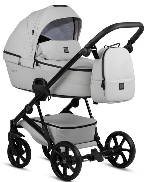 купить Детская коляска Tutis 2in1 VIVA5+ Leather, Cloud 085 (1452085) в Кишинёве 