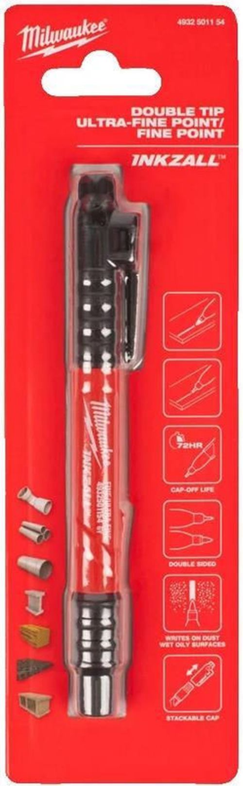 cumpără Instrument de marcare Milwaukee 4932501154 Marker INKZALL cu doua capete, varf ultrafin si varf fin în Chișinău 