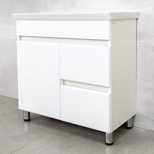 купить Шкаф под умывальник Bayro Urbano Pro под умыв. Isik 850 белый структурный в Кишинёве 