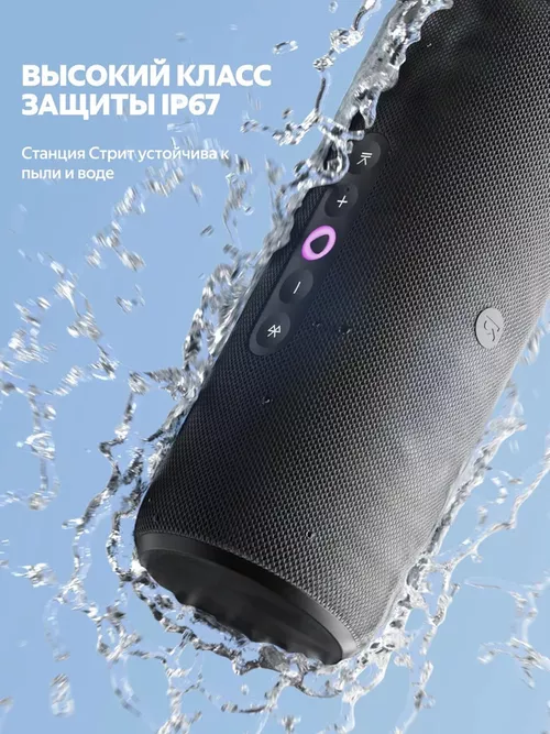 купить Колонка портативная Bluetooth Yandex YNDX-00030GRN Alisa Station Street Green в Кишинёве 