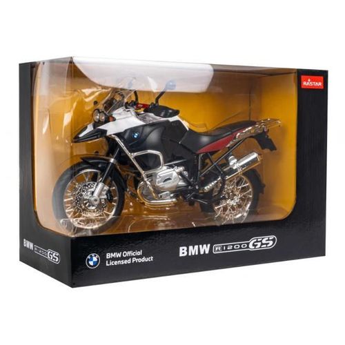 cumpără Mașină Rastar 42000 Motocicleta Die cast 1:9 BMW R1200GS, alb, 1927D în Chișinău 
