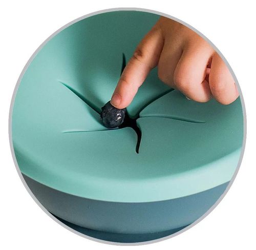 cumpără Seturi pentru hrănire bebelușilor BabyOno 1078 Farfurie pe o ventuza cu capac în Chișinău 