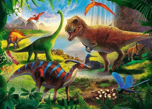 купить Головоломка Trefl 31343 Puzzles 25 Frame Dinosaurs в Кишинёве 