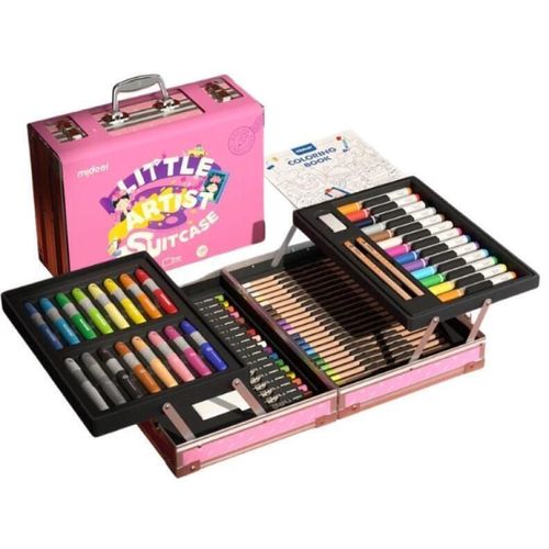 cumpără Set de creație Mideer MD6218 Set pentru desen și creativitate în valiză roz în Chișinău 