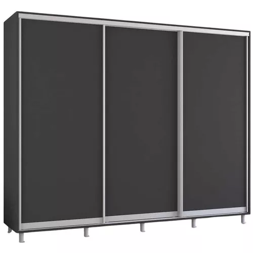 cumpără Dulap Mobildor-Lux Aron uși glisante din PAL (270x60x200H cm) Anthracite în Chișinău 