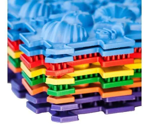 купить Коврик игровой Ortek 10451 коврик-пазл ортопедический -массажный 14эл 26x26cm в Кишинёве 