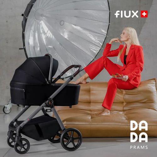 купить Детская коляска DadaPrams Carucior 2in1 Flux Green + Adaptoare в Кишинёве 