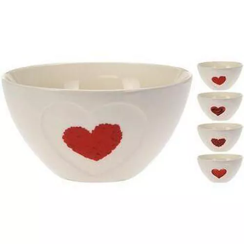 купить Салатница Excellent Houseware 02966 13cm Valentine в Кишинёве 