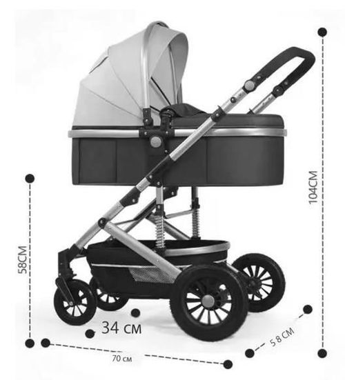 cumpără Сărucior pentru copii 4Play AT81 Turquoise Grey în Chișinău 