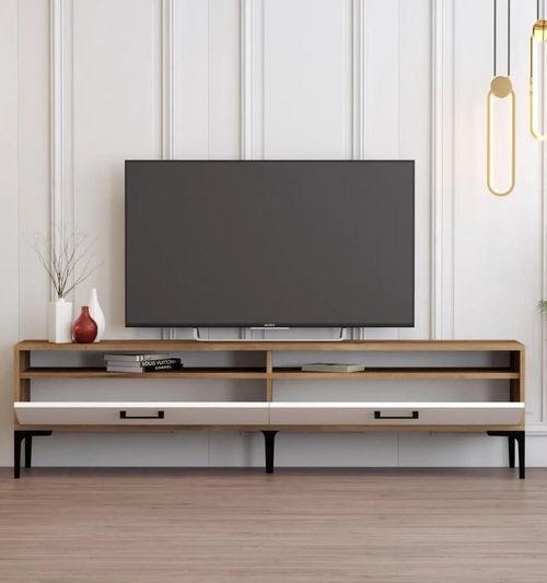 cumpără Comodă TV Trendy Istanbul 2, Alb Nuc în Chișinău 