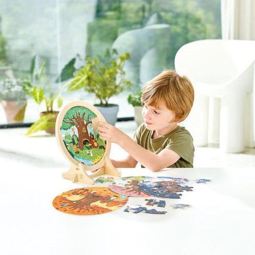 cumpără Puzzle Hape E1653 Puzzle 4 anotimpuri (10+12+16+18 el.) în Chișinău 