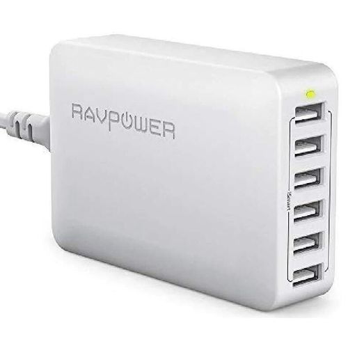 купить Зарядное устройство сетевое RavPower RP-PC028 60W with 6 USB в Кишинёве 
