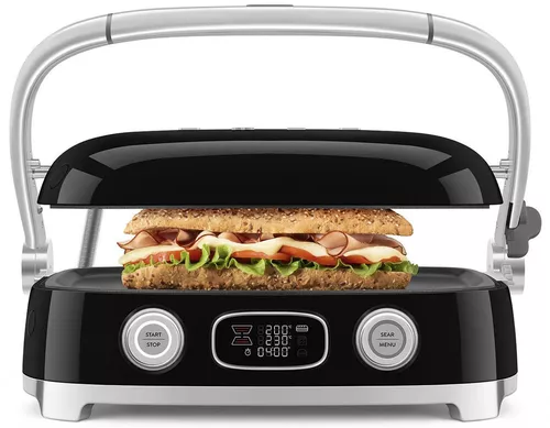 купить Гриль-барбекю электрический SMEG MGF01BLEU в Кишинёве 