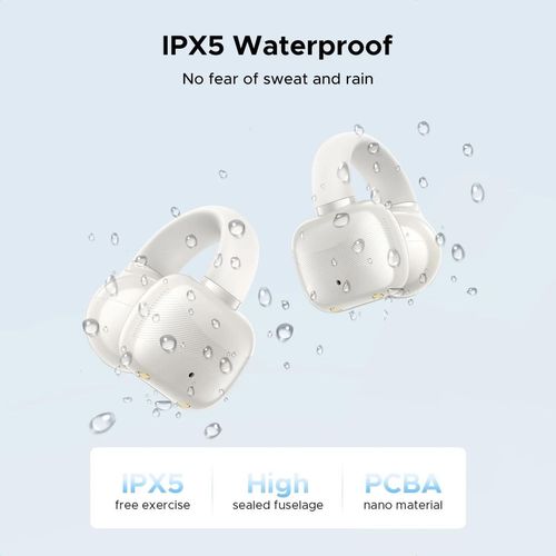 купить Наушники беспроводные Ugreen 45786, Open Ear HiTune S3 | WS209, White в Кишинёве 