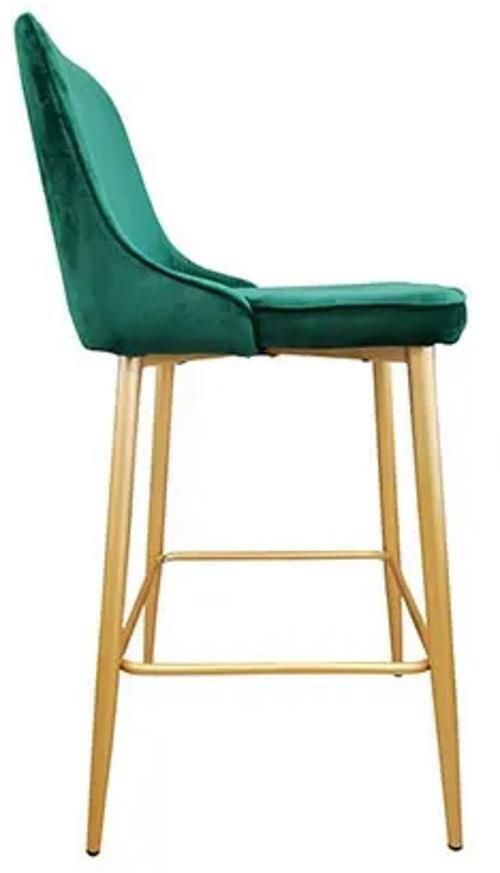 купить Барный стул Deco Clasic Green+Golden legs в Кишинёве 