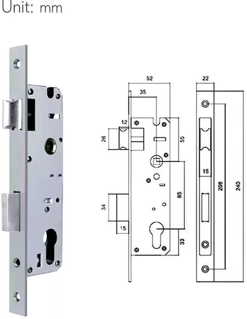 купить Умный дверной замок ArtFlame 6301 Slim smart lock в Кишинёве 