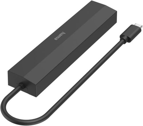cumpără Adaptor IT Hama 200144 USB-C Hub, Multiport, 6 Ports, 3 x USB-A, USB-C, HDMI, LAN/Ethernet în Chișinău 