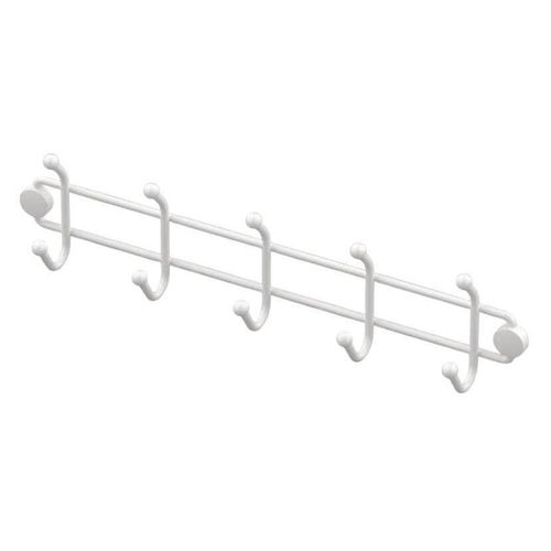 купить Вешалка для ванной Teknotel MG795 Настенный держатель 24x15x13 см, белый металл в Кишинёве 