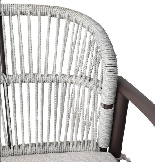 купить Садовая мебель Deco Luzia RC-2520 Grey+Dark Brown Legs в Кишинёве 
