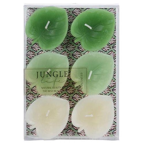 купить Свеча Promstore 44616 Набор свечей Листок 6шт, 10x3x15cm в Кишинёве 