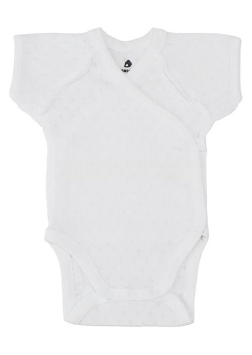 cumpără Haine pentru copii Minikin 25100556 Ажурный листик Боди р-р56, белый, унисекс în Chișinău 