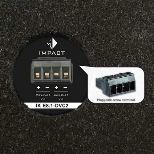 купить Авто-сабвуфер Helix IK E8.1-DVC2 в Кишинёве 