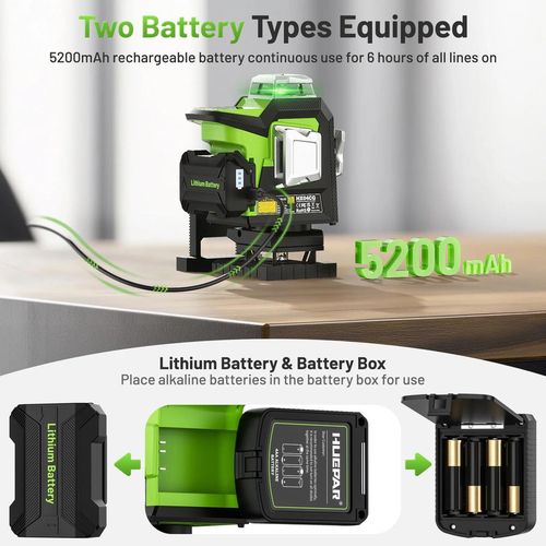 купить Нивелир лазерный Huepar HX04CG Nivela laser verde 4D в Кишинёве 