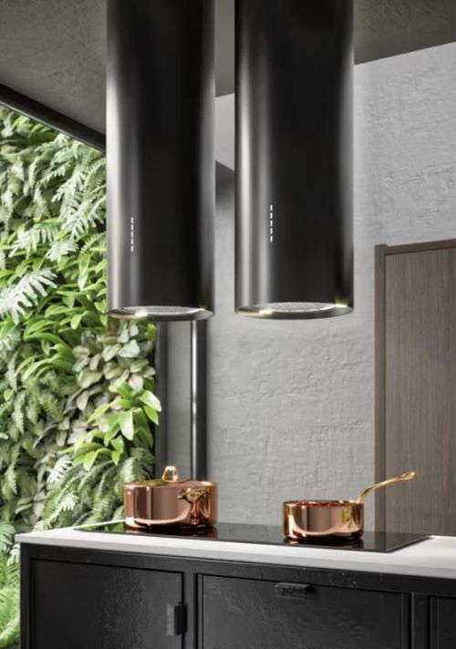 cumpără Hotă Falmec POLAR EVO ISOLA/ISLAND 35 Europe Black (w/o filter pack) în Chișinău 