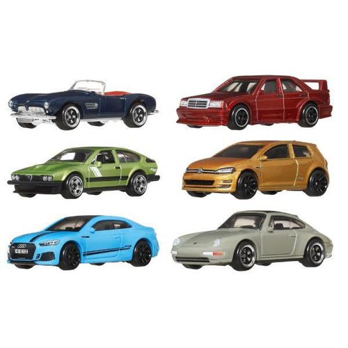 купить Машина Hot Wheels JBY79 Euro Style, 1:64 (6pcs) в Кишинёве 