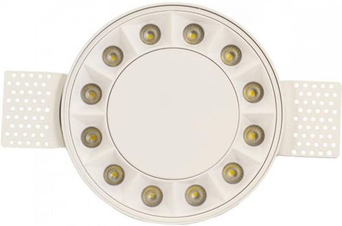 cumpără Corp de iluminat interior LED Market Recessed Downlight Wheel 12W, 4000K, LM-XT006, Ø177*115mm*h36mm, White+White în Chișinău 