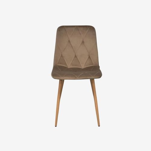 купить Комплект стол и стулья Evelin di Costacurta стол HV-27V Light Brown + 6 стульев YTC-080Wo Bluvel-40 в Кишинёве 